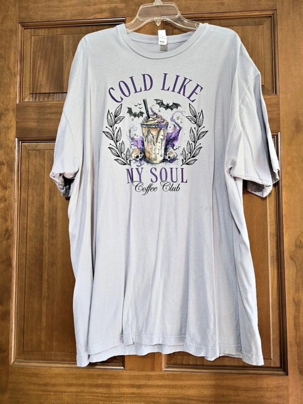 Thulex Graphic Short Sleeve Tee XXXL Gray & Purple NWOT